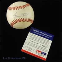 Willie Mays Signed National League Baseball (PSA)