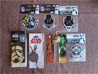 Star Wars Stickers Bookmarks and Keychain