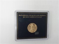 2023 $50 gold American Eagle 1 oz fine gold coin
