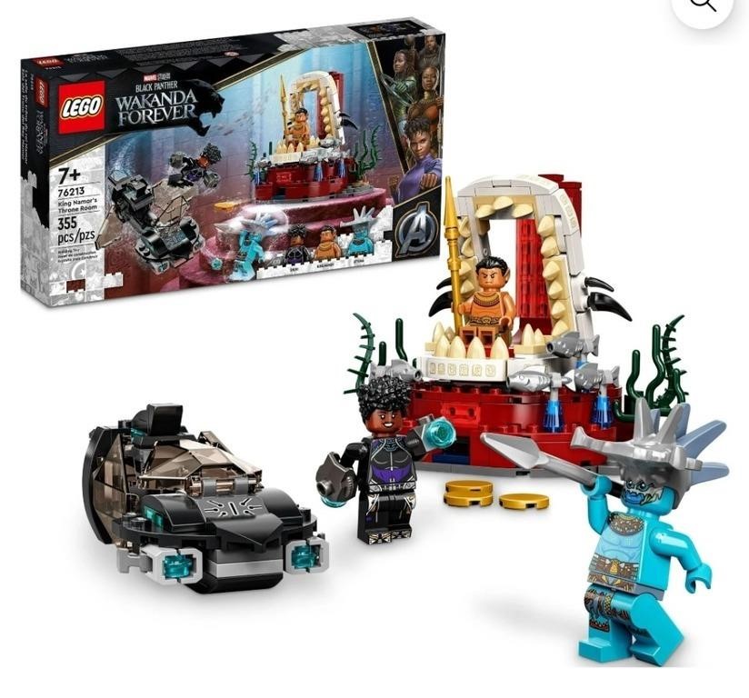 Wakanda Forever King Namor's Throne Room Lego Set