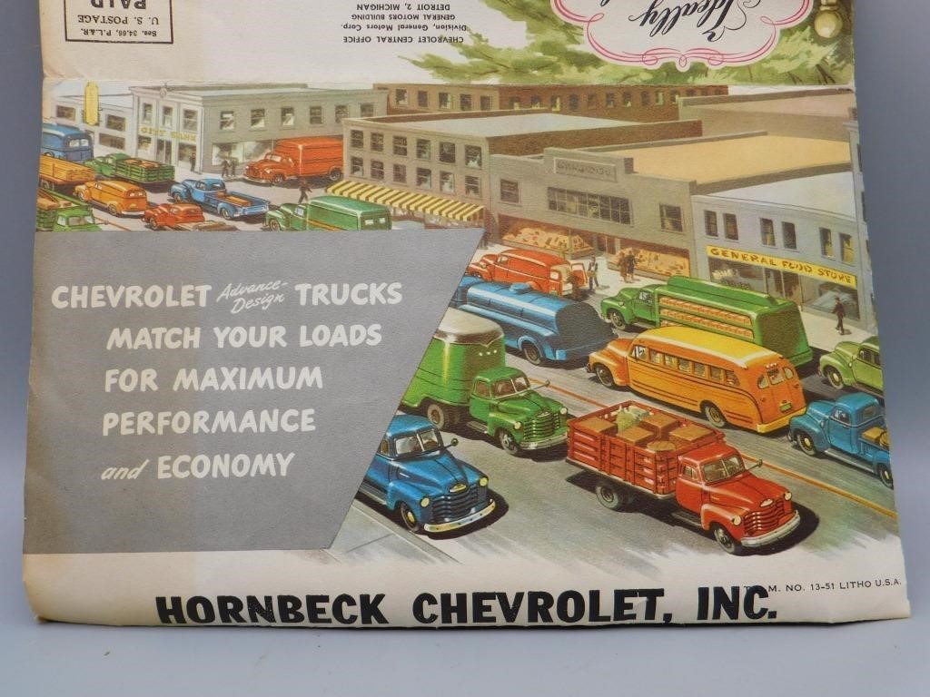 1951 Hornbeck Chevrolet Trucks Brochure