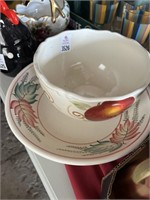 Large Better Homes Bowl and Plate