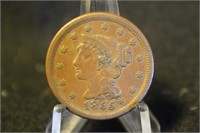 1855 Large Cent Coin