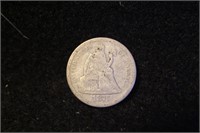 1875-S Seated Liberty Silver Dime