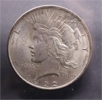 1922 U.S. Silver Peace Dollar