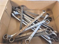 Flat of Assorted Box End Wrenches