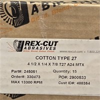 (15) Rex-Cut Cotton Type 27