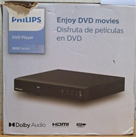 Philips DVD player 2000 series New open box