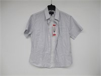Jachs Men's MD Short Sleeve Button Up Shirt, Blue