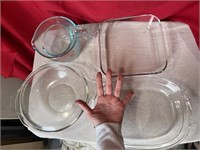 Lot of NICE Glassware Baking Pans Dishes