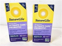 NEW RenewLife Ultimate Care Probiotic (x2)