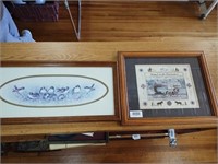 2 Framed Art Pieces