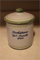 Louisville Stoneware Kentuckiana Girl Scouts Jar