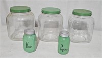 Vintage Storage Jars and Spice Containers