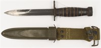 US M4 Combat Trench Bayonet With Scabbard