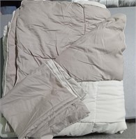 King/Cali 3pc Reversible Down Alt Comforter Set