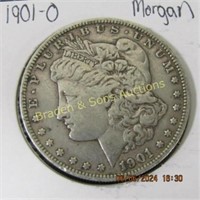 US 1901-O MORGAN SILVER DOLLAR