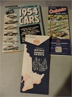 1954 Road Map, 1954 Fact Book Cars