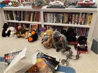 Movies, books and stuffed toys