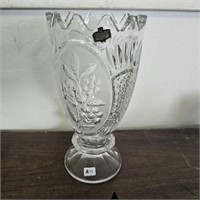 Crystal ZaJecar Cut Crystal Vase