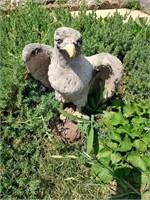 Concrete Eagle Garden Statue