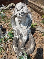 Concrete Angel Garden Statue