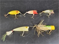 5 Vintage Fishing Lures