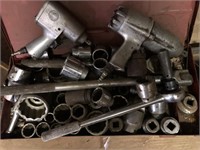 Large Set of 3/4" Sockets, Rachets & Hand Wrenchs