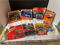 Hot wheels, match box and Johnny Lighting cars
