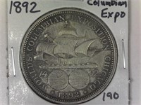 1892 Columbian Expo Silver Half Dollar