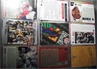 Binder of Sports Cards, Various Makers