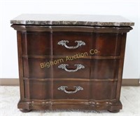 Bernhardt 3 Drawer Chest w/ Marble Top