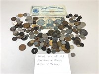 U.S., Canadian and Foreign Coins & Tokens