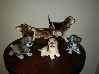 Estate lot of Collectible Dog Figures