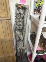 Vintage African Tribal Figurine Hand Carved Wood