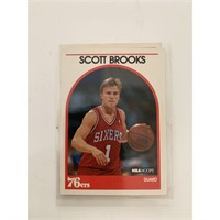 Scott Brooks 76ers NBA Hoops Basketball Card