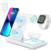 3-in-1 Fast Wireless Charger Stand