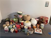 Assorted candles and wax melts