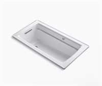 Kohler Archer 60" Drop In Acrylic Air Tub | Revers