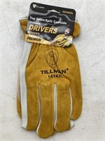 Size X-Large Tillman Drivers Gloves - Double stich