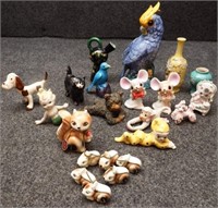 Vintage Figurines - Sugar Texture Animals & More