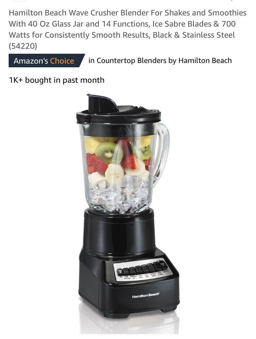 Hamilton Beach Wave Crusher Blender