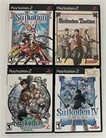 Sony Playstation 2 Suikoden lot of 4 games CIB!