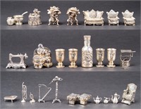 Sterling & 800 Silver Figure Collection 25pc