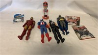 Super Hero Figures,Iron Man,Captain America,Batman