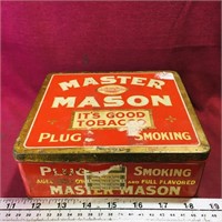 Master Mason Plug Tobacco Tin (Vintage)