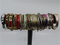 Large Lot of Bangle Bracelets