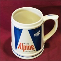 Alpine Lager Beer Ceramic Stein (4 1/2" Tall)