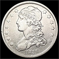 1838 Capped Bust Quarter CLOSELY UNCIRCULATED