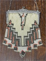 Whiting And Davis Art Deco Enameled Bag